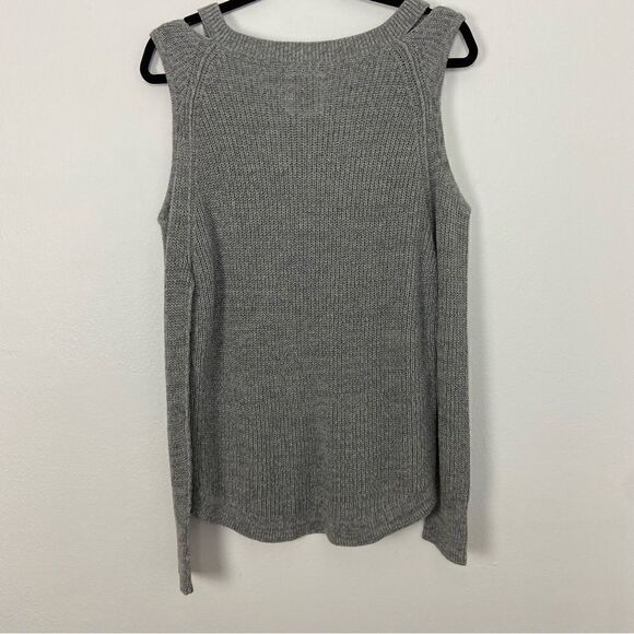 NWT Hollister Ribbed Sweater Gray Women’s Size M Beachy Grunge Y2K Cozy Comfort‎ - Picture 2 of 10